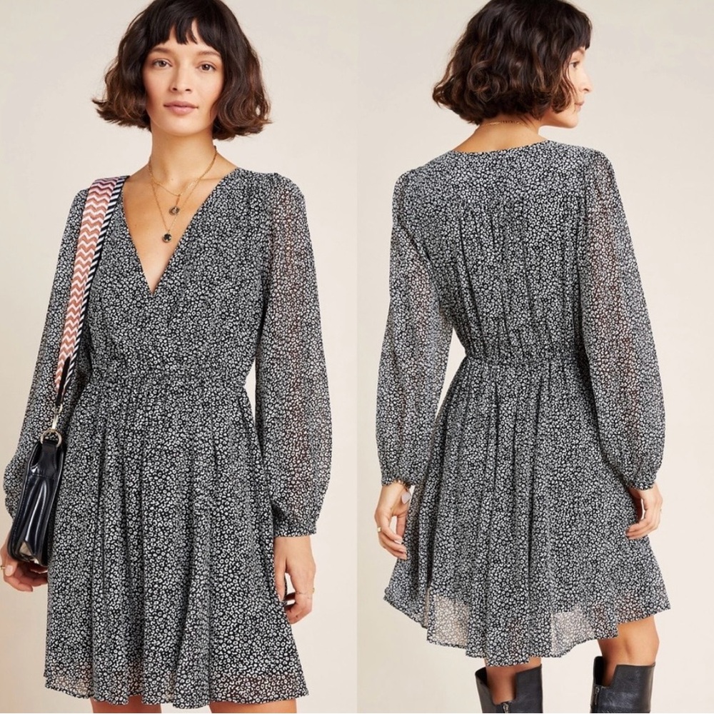 Maeve by Anthropologie Carolyn long sleeve dress size XS